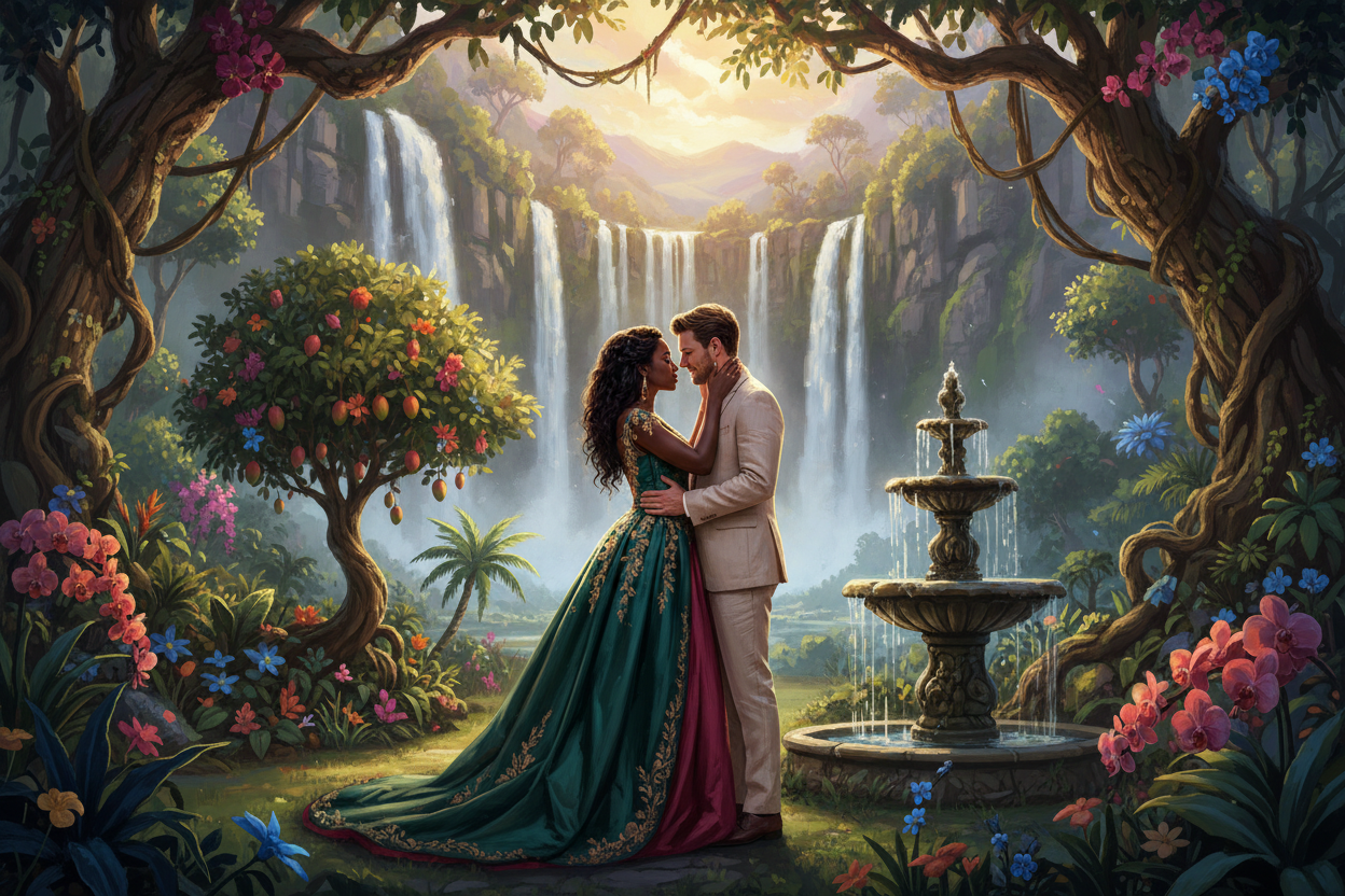 Couples Eternal Honeymoon Plan - Lush Waterfall