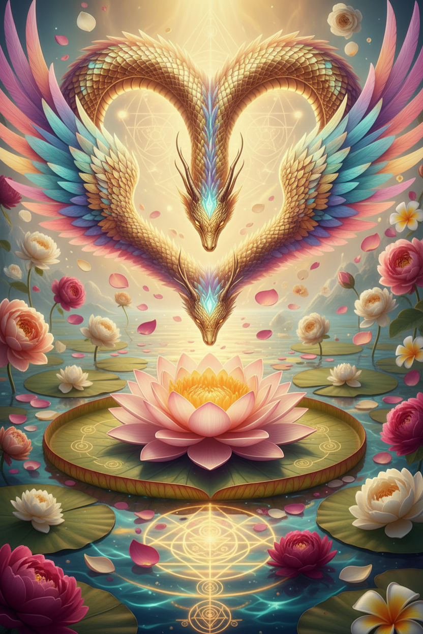 Golden Dragon Sacred Lotus