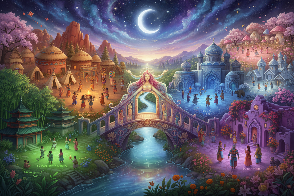 The Art Bridge Course ~ All Year, All Ages Home School Curriculum ~ for Magical Parenting